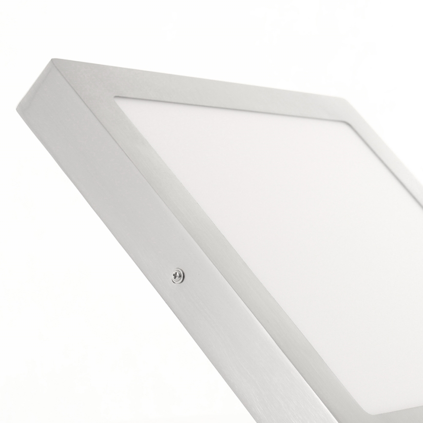 Plafonieră LED Eglo FUEVA 78218, 22 W, 230 V, 30 x 30 cm, crom mat