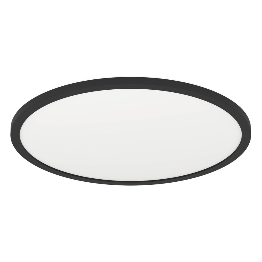 Eglo - Plafonieră LED pentru baie, 20,2 W, 230 V, Ø 39 cm, IP54, negru