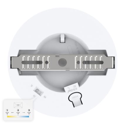 Plafonieră LED EVORA LED/6W/230V 3000/4000/6000K Ø 14 cm albă