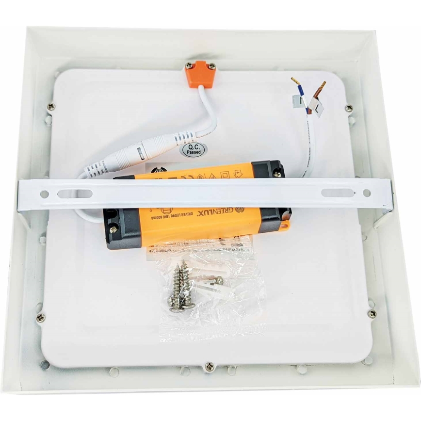 Plafonieră LED FENIX LED/12W/230V 3800K d. 17 cm alb zăpadă