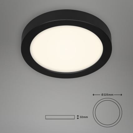 Plafonieră LED FIRE LED/16,5W/230V d. 22,5 cm Briloner 3465-415