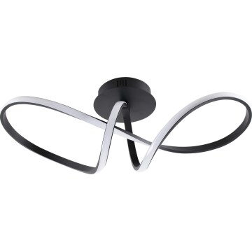 Plafonieră LED FLAVIA, 33 W, 230 V, 24 x 61 cm, neagră