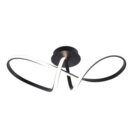 Plafonieră LED FLAVIA, 33 W, 230 V, 24 x 61 cm, neagră