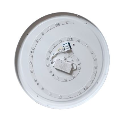 Plafonieră LED FOREST, 24 W, 230 V, Ø 39 cm, maro