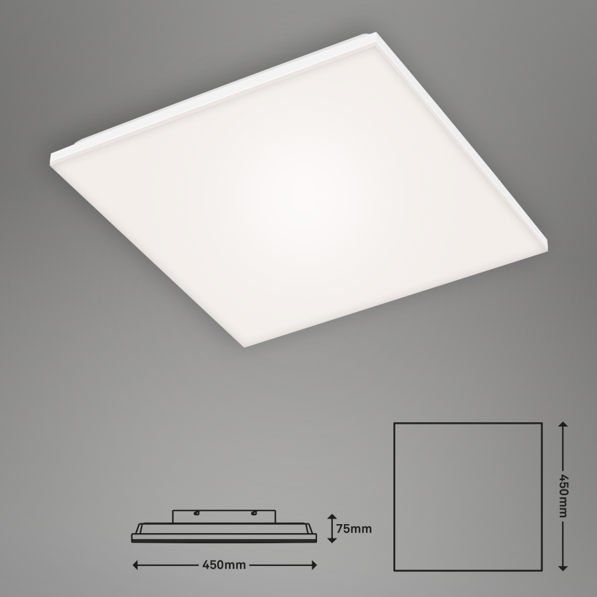 Plafonieră LED FRAMELESS LED/24W/230V Briloner 7376-116