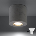 Plafonieră LED FRIDA 1xGU10/7W/230V beton Brilagi