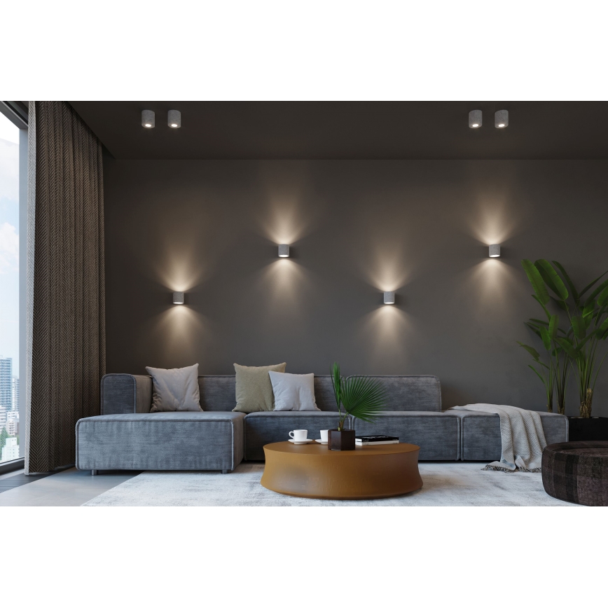 Plafonieră LED FRIDA 1xGU10/7W/230V beton Brilagi