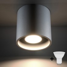 Plafonieră LED FRIDA 1xGU10/7W/230V gri Brilagi