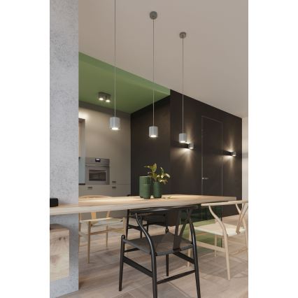 Plafonieră LED FRIDA 1xGU10/7W/230V gri Brilagi