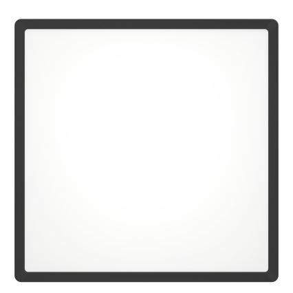 Eglo - Plafonieră LED/17,5W/230V 2700/4000/6500K 39x39 cm neagră