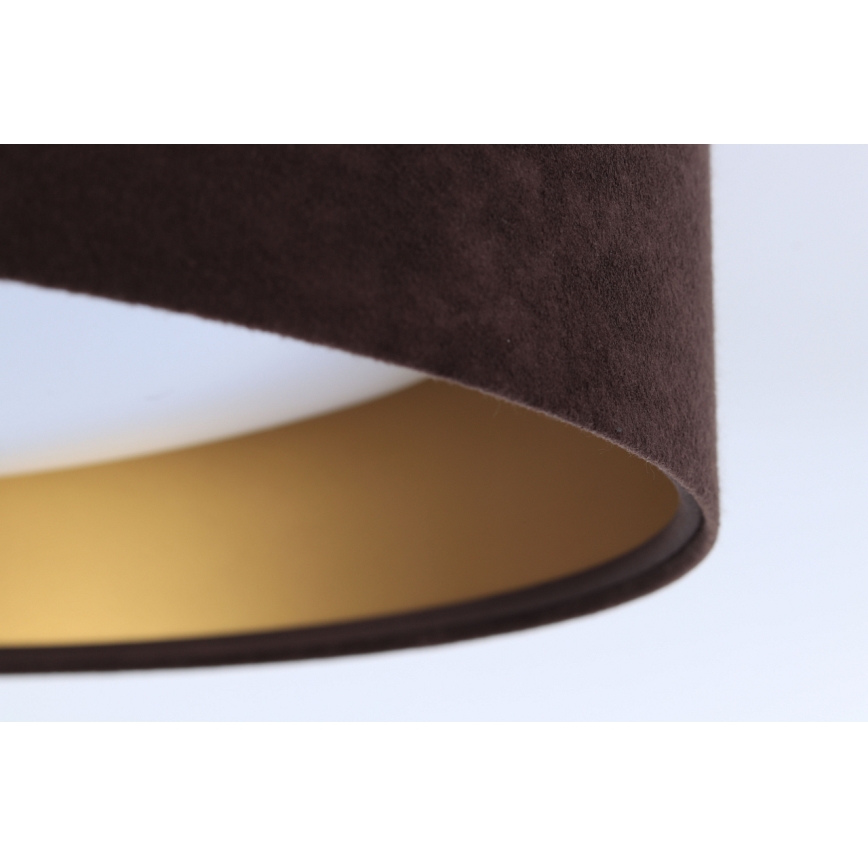 Lustr LED GALAXY LED/24W/230V diametru 44 cm maro/auriu