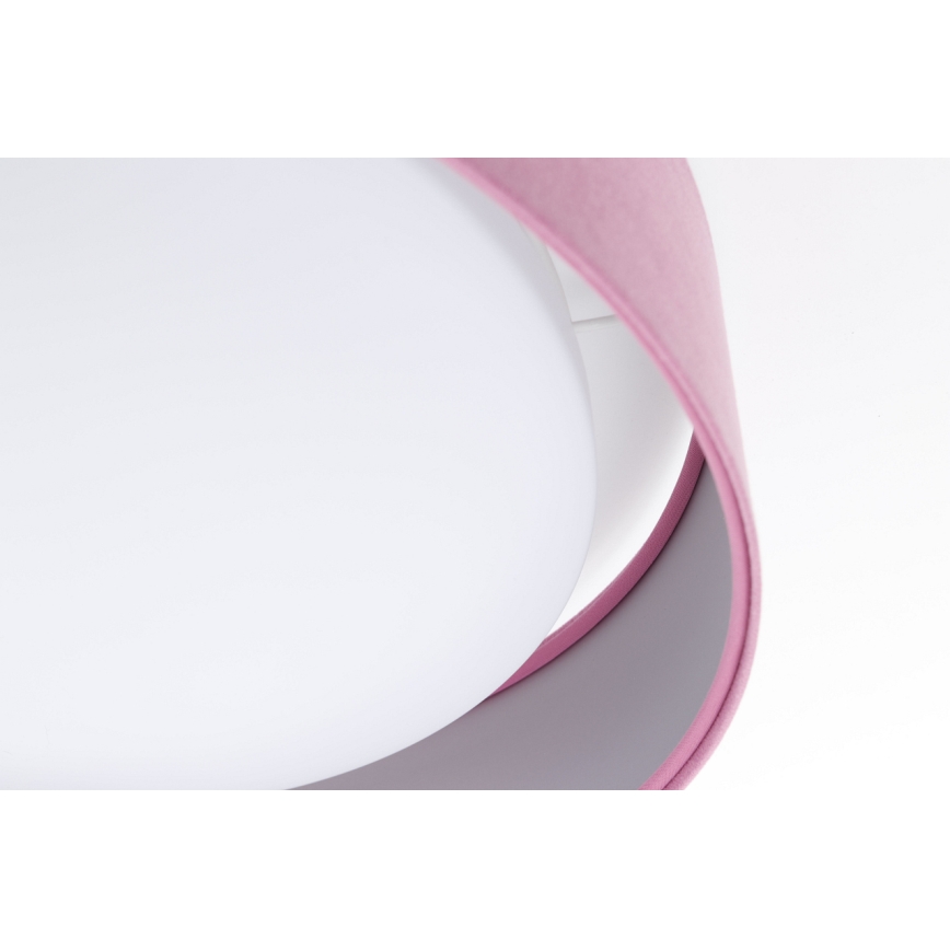 Lustr LED GALAXY LED/24W/230V diametru 44 cm roz/argintiu