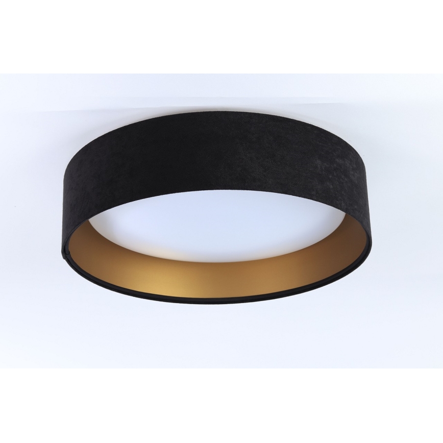 Plafonieră LED GALAXY, 24 W, 230 V, Ø 44 cm, negru/auriu