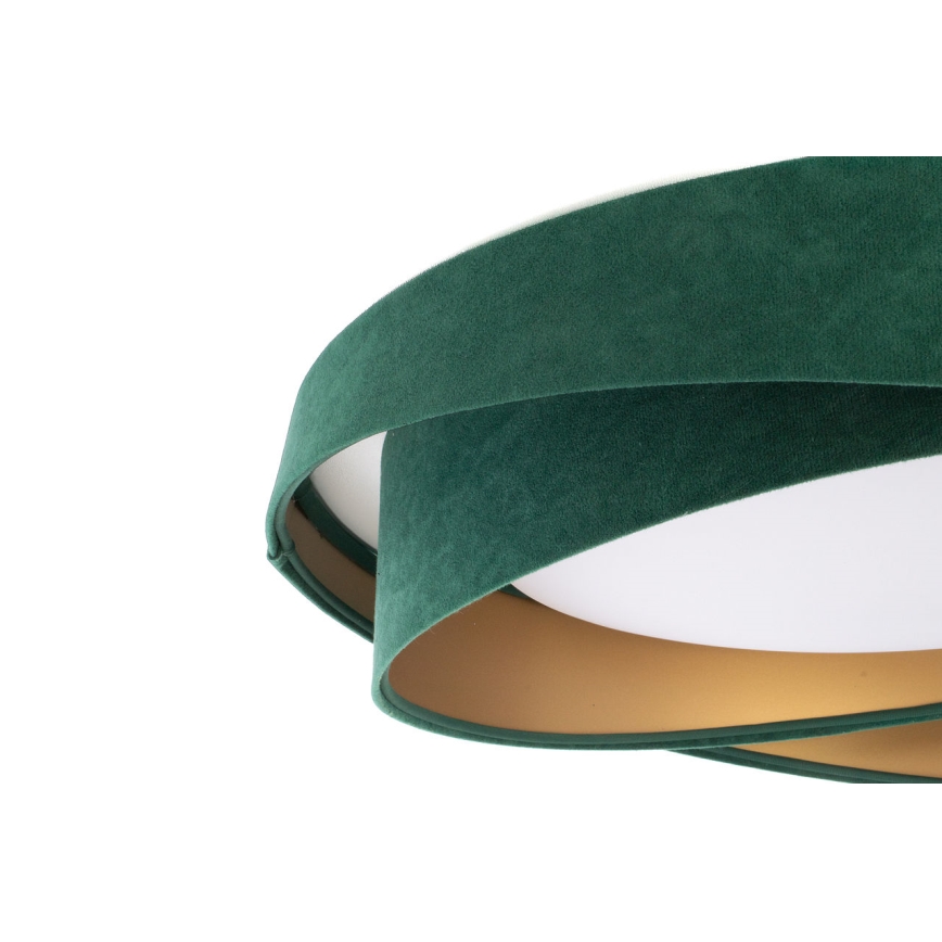 Plafonieră LED GALAXY MODERN, 24 W, 230 V, Ø 55 cm, verde/auriu