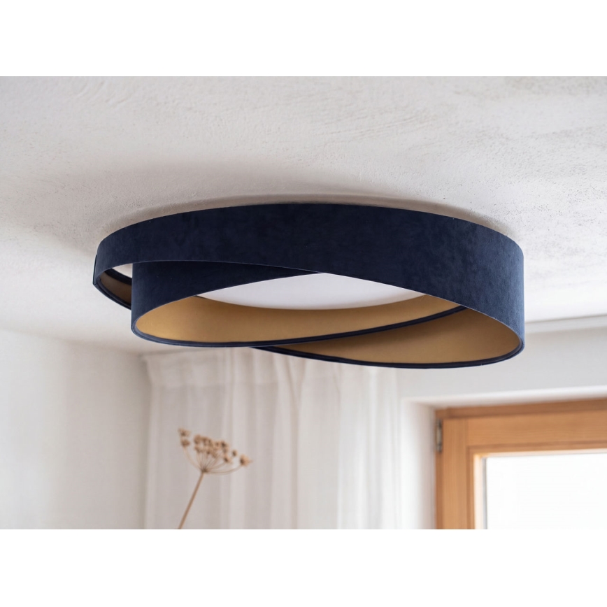 Plafonieră LED GALAXY MODERN LED/24W/230V Ø 55 cm albastru/auriu
