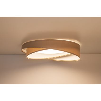 Plafonieră LED GALAXY MODERN LED/24W/230V, Ø 55 cm, bej/alb