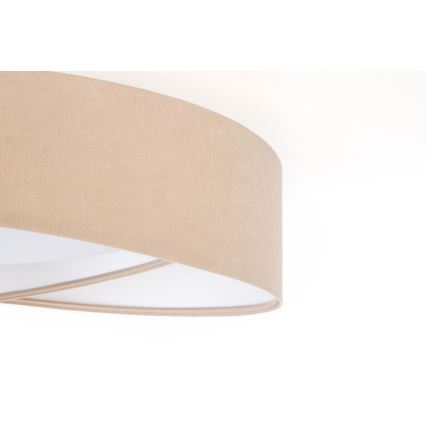 Plafonieră LED GALAXY MODERN LED/24W/230V, Ø 55 cm, bej/alb