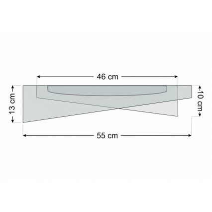 Plafonieră LED GALAXY MODERN, Ø 55 cm, 24 W, 230 V, albă