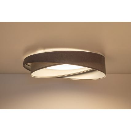 Plafonieră LED GALAXY MODERN, Ø 55 cm, 24 W, 230 V, gri/argintiu