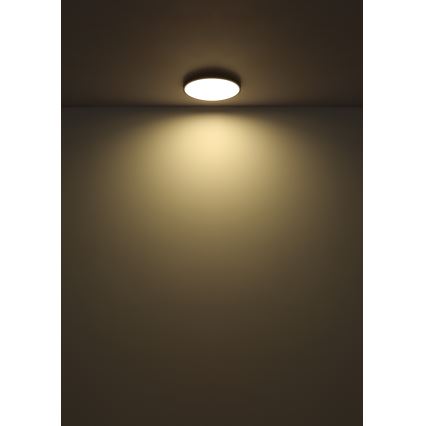 Plafonieră LED Globo LED/15W/230V 4000K d. 23 cm negru