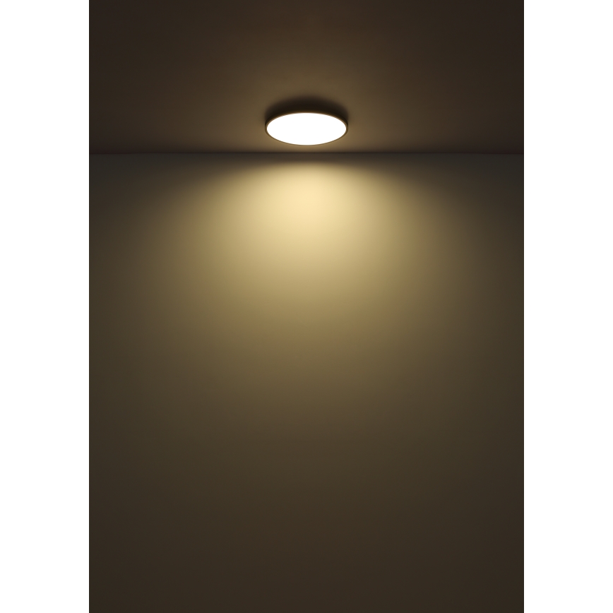 Plafonieră LED Globo LED/15W/230V 4000K d. 23 cm negru