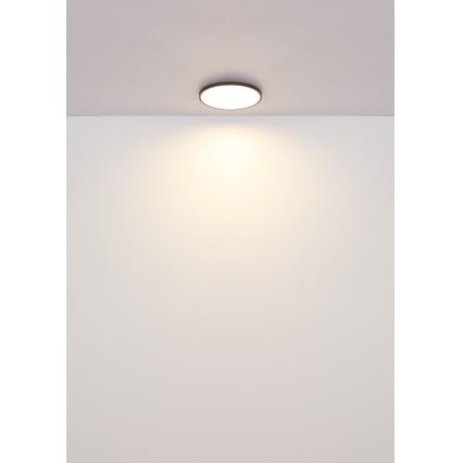 Plafonieră LED Globo LED/15W/230V 4000K d. 23 cm negru