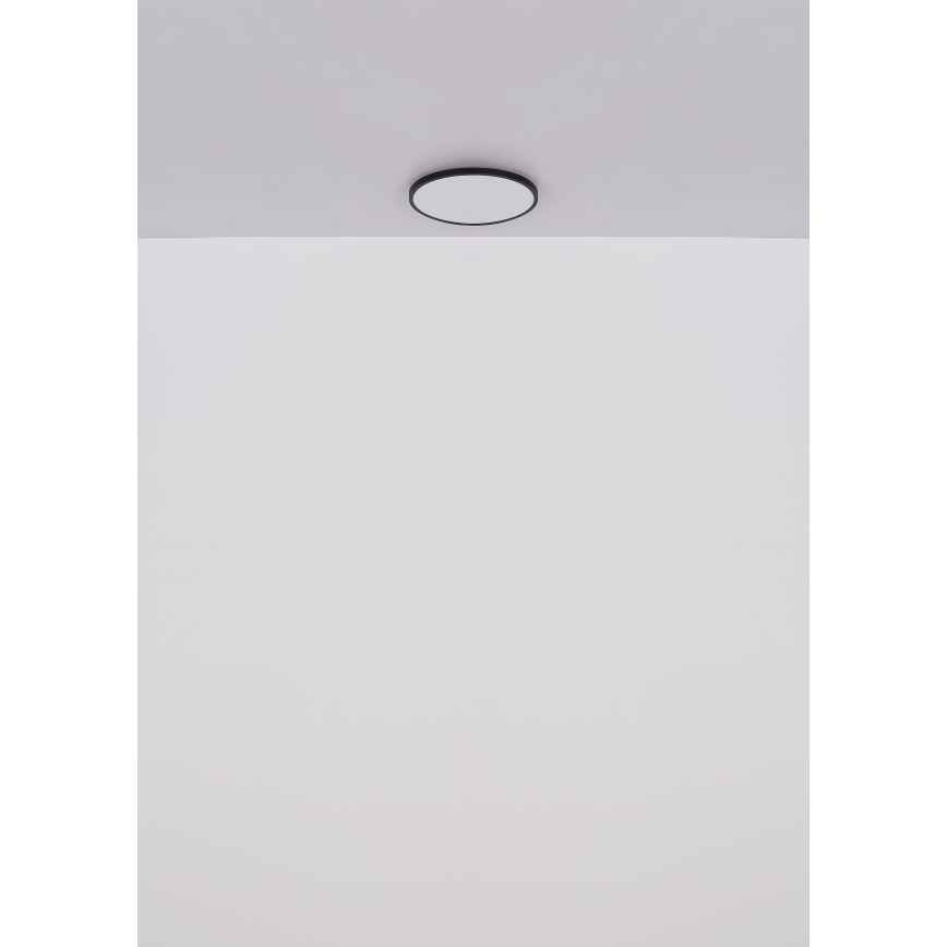 Plafonieră LED Globo LED/15W/230V 4000K d. 23 cm negru