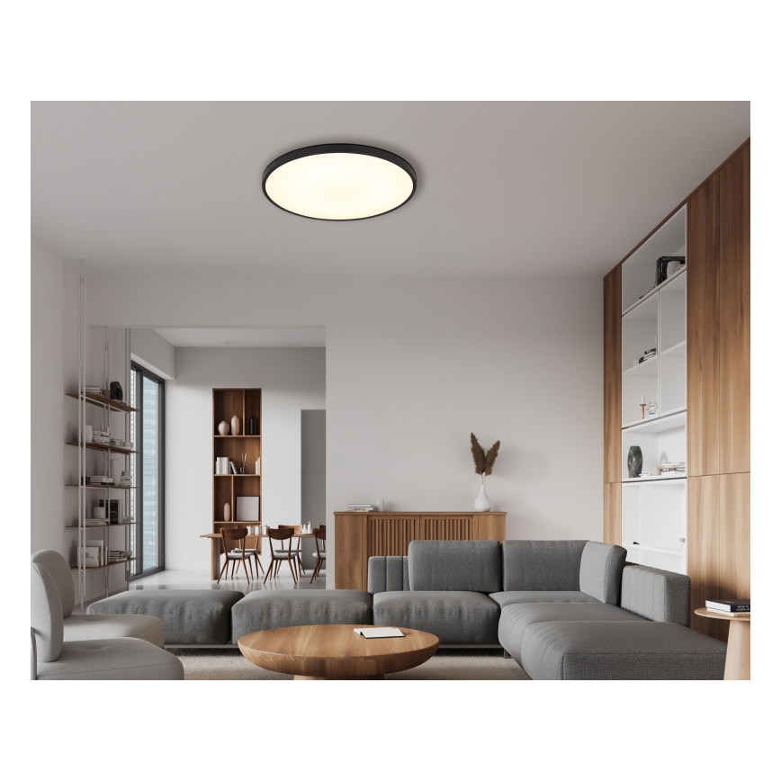 Plafonieră LED Globo LED/32W/230V 4000K d. 40 cm negru