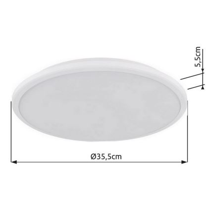 Plafonieră LED Globo LED/18W/230V 3000K d. 35 cm alb