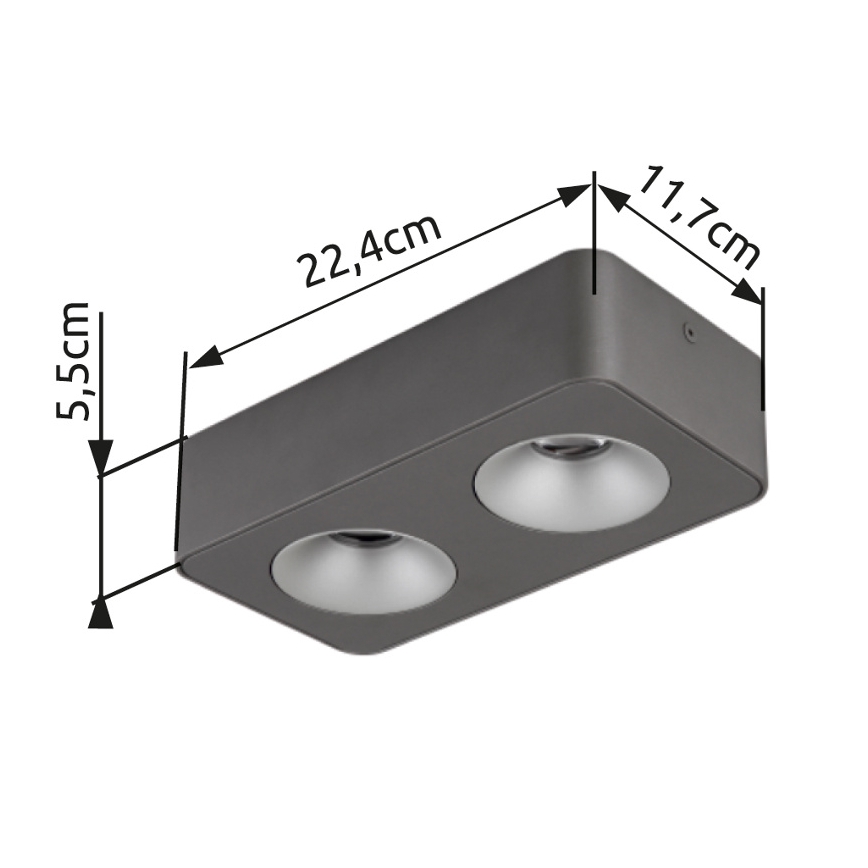 Plafonieră LED Globo LED/11W/230V 11,7x22,4 cm