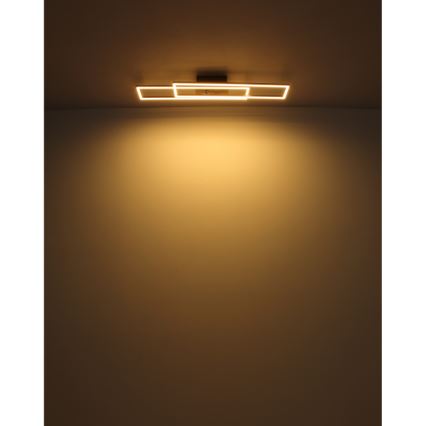 Plafonieră LED Globo LED/30W/230V 3000K 60x80 cm negru