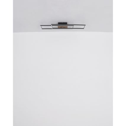 Plafonieră LED Globo LED/30W/230V 3000K 60x80 cm negru