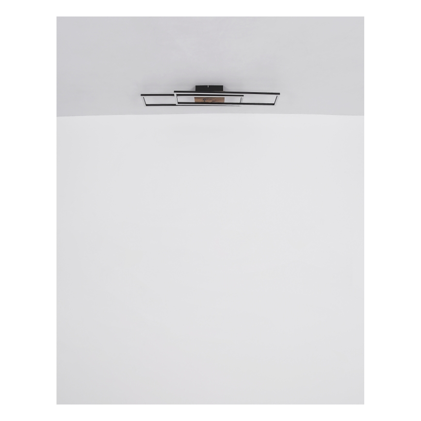 Plafonieră LED Globo LED/30W/230V 3000K 60x80 cm negru