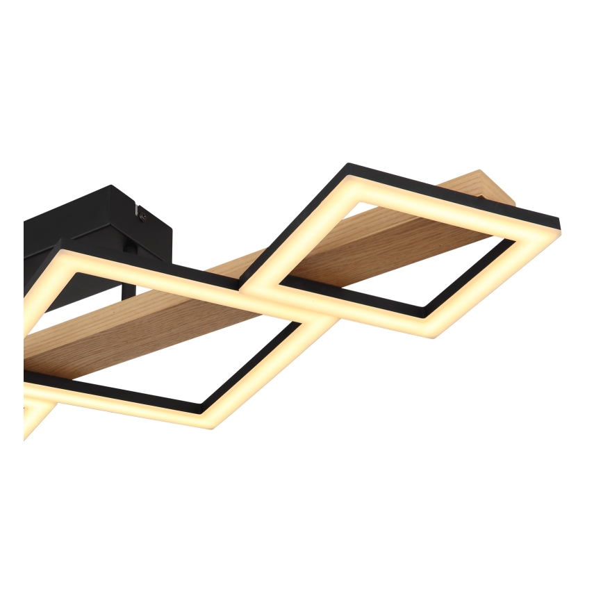 Plafonieră LED LED/30W/230V 3000K Globo 60x80 cm negru