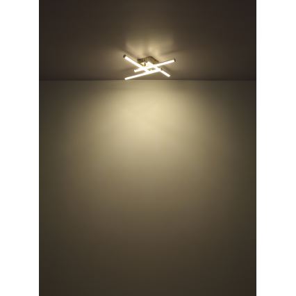 Plafonieră LED Globo LED/24W/230V 4000K crom mat