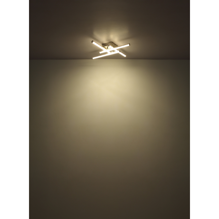 Plafonieră LED Globo LED/24W/230V 4000K crom mat