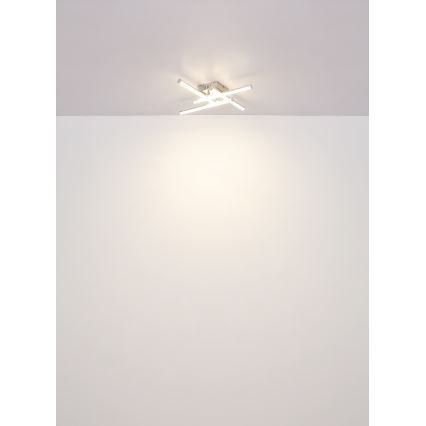 Plafonieră LED Globo LED/24W/230V 4000K crom mat