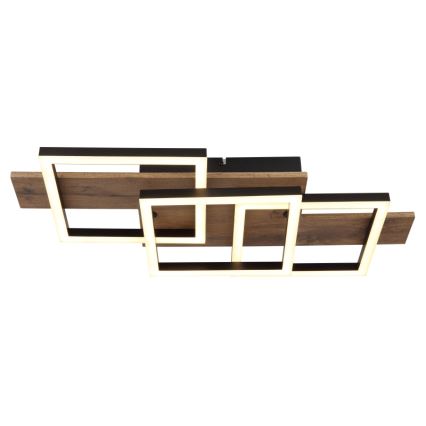 Plafonieră LED Globo LED/24W/230V 3000K 33x58 cm maro/negru