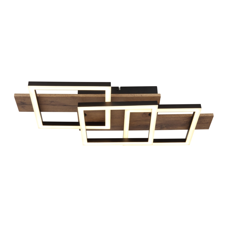 Plafonieră LED Globo LED/24W/230V 3000K 33x58 cm maro/negru