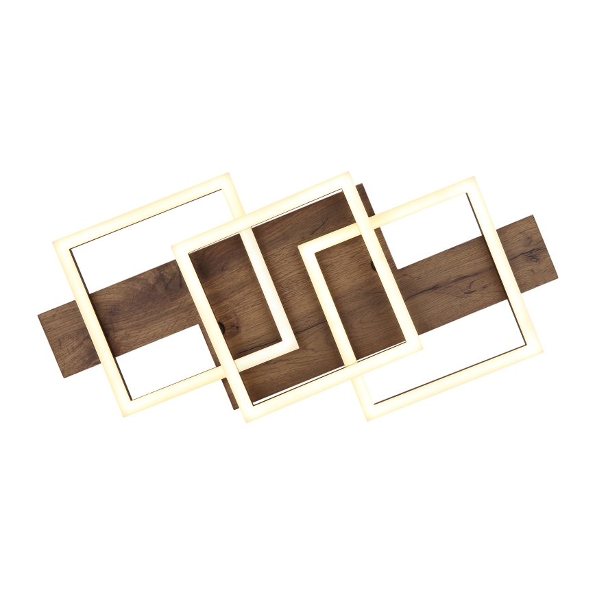 Plafonieră LED Globo LED/24W/230V 3000K 33x58 cm maro/negru