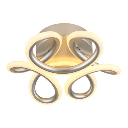 Plafonieră LED Globo LED/24W/230V 2700/4000/6000K d. 26 cm crom mat