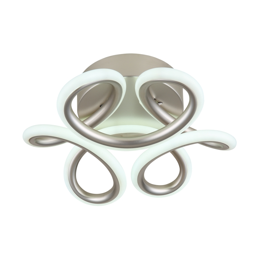 Plafonieră LED Globo LED/24W/230V 2700/4000/6000K d. 26 cm crom mat