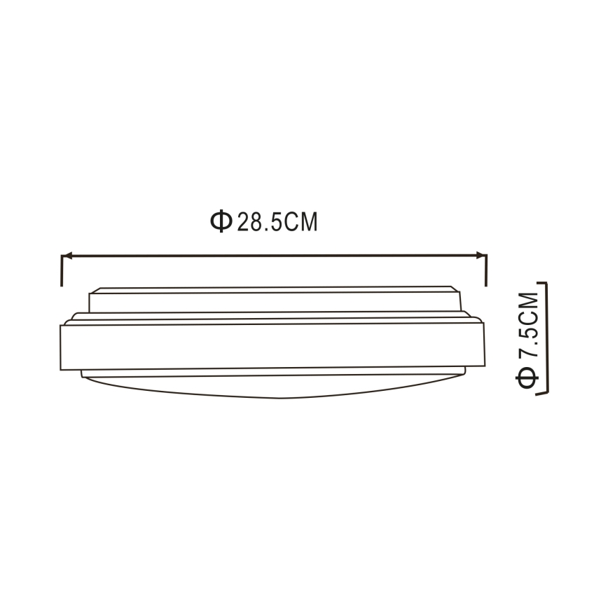Globo - Plafonieră LED/18W/230V 3000K