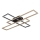 Plafonieră LED Globo LED/40W/230V 3000K 60x80 cm negru/auriu