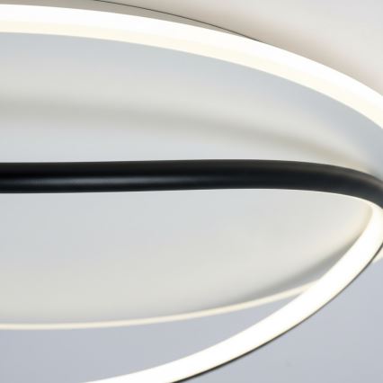Plafonieră LED HALO, 38W, 230V, Ø 50 cm, negru