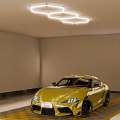 Plafonieră LED HEXAGON LED/128W/85-265V 4000K 248x97 cm CRI 90 IP54 albă