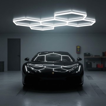 Plafonieră LED HEXLINE LED/216W/230V 6500K 208x300 cm albă
