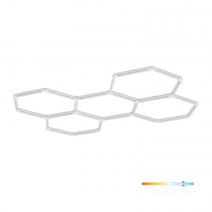 Plafonieră LED HEXLINE LED/216W/230V 6500K 208x300 cm albă