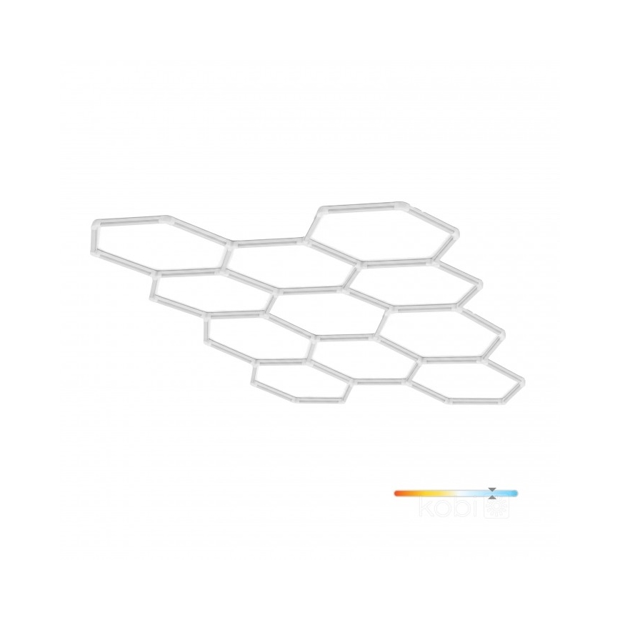 Plafonieră LED HEXLINE LED/513W/230V 6500K 300x516 cm albă