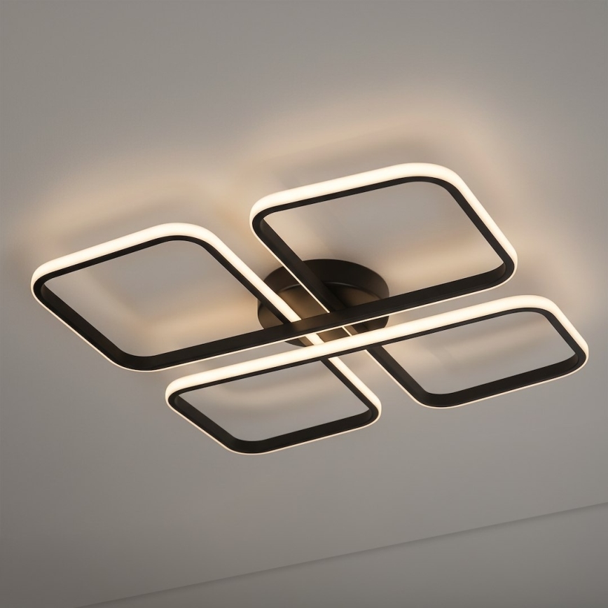 Plafonieră LED HIDALGO, 40W, 230V, neagră